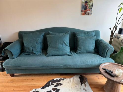 Bank, Huis en Inrichting, Banken | Sofa's en Chaises Longues, Gebruikt, Driepersoons, 200 tot 250 cm, 75 tot 100 cm, Stof, Ophalen