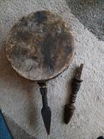 Nepal Tibet rituele drum trommel sjamaan en phurba handvat, Ophalen of Verzenden