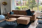 Mooie bruine stoffen bank - direct op te halen, Huis en Inrichting, Banken | Bankstellen, Ophalen, 250 tot 300 cm, Gebruikt, 75 tot 100 cm