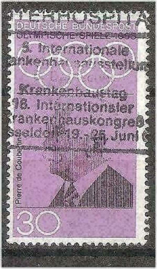 Duitsland Bundespost 1968 - Yvert 428 - Pierre de Coube (ST), Postzegels en Munten, Postzegels | Europa | Duitsland, BRD, Verzenden