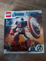 LEGO Marvel Avengers 76168 Captain America Mech Armour, Ophalen of Verzenden, Nieuw, Complete set, Lego