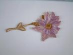 turmac zijdje nr.5 roze bloem, Verzamelen, Overige Verzamelen, Ophalen of Verzenden
