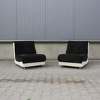 Space Age lounge chairs | Jaren 70 | Vintage | Design | 2 x, Ophalen, Gebruikt, Minder dan 75 cm, Hout