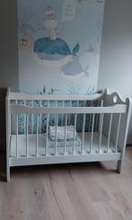 Kinder ledikantje, wit, maat 120x60 cm, Kinderen en Baby's, Kinderkamer | Complete kinderkamers, Ophalen of Verzenden, Gebruikt