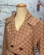 Gucci GG supreme trenchcoat jas maat 10 NIEUW (1.390 euro), Customercare@gucci.com, Gucci, Jas, Verzenden