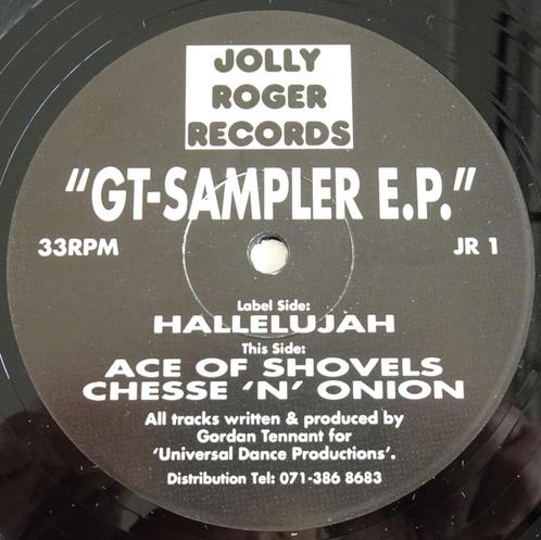 GT-Sampler - GT-Sampler EP -- 12'' Vinyl Happy Hardcore 1995, Cd's en Dvd's, Vinyl | Dance en House, Zo goed als nieuw, 12 inch