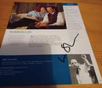 Ira Sachs handtekening gesigneerde boekpagina 30x20cm, Ophalen of Verzenden, Zo goed als nieuw, Foto of Kaart