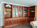 Kersenhouten Boekenkast met Glazen Deuren, Ophalen, Kersenhout, 200 cm of meer, Klassiek