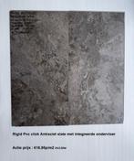 Pvc click Antraciet Slate met integrrede ondervloer €16,95m2