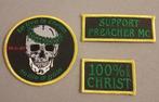 3x patch To live is christ 100 christ support MC, Ophalen of Verzenden, Nieuw, Motoren