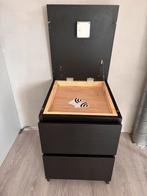 Nachtkastje + geheim vak (zie fotos), Ophalen, 1 of 2 laden, Nieuw, 50 tot 100 cm