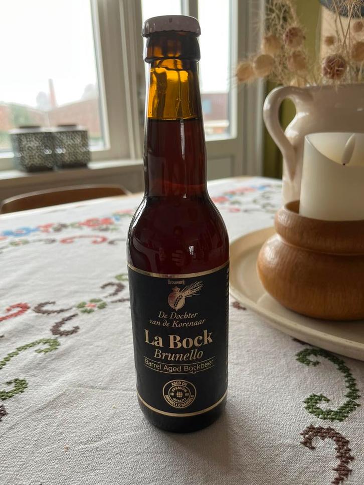 Barrel aged Bock van Dochter van de korenaar, Verzamelen, Biermerken, Flesje(s), Overige merken, Ophalen of Verzenden