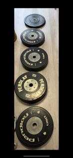 Pendlay Classic Elite bumperplates 150 kg, Ophalen, Zo goed als nieuw