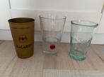 3x Bacardi glazen, Ophalen of Verzenden, Zo goed als nieuw, Overige typen