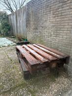 2x Pallet -, Doe-het-zelf en Verbouw, Hout en Planken, Ophalen, Gebruikt, 50 mm of meer, Pallet