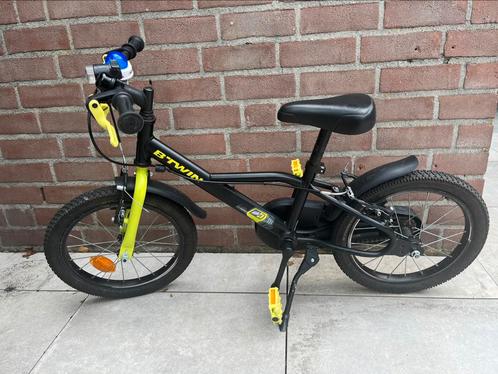 Stoere jongens fiets 16 inch, Fietsen en Brommers, Fietsen | Kinderfietsjes, Zo goed als nieuw, 16 tot 20 inch, Ophalen