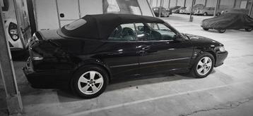 Saab 9-3 2.0 T Cabrio AUT 2001 Zwart beschikbaar voor biedingen