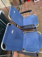 2x Vrijbuiter inklapbare campingstoelen - nette staat, Ophalen, Zo goed als nieuw, Aluminium, Inklapbaar