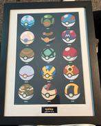 Pokemon poster zwart, Rechthoekig Staand, Met lijst, Nieuw, Ophalen of Verzenden