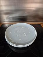 4x VT Wonen Dinerborden - Grijs - 30cm, Ophalen, Zo goed als nieuw, Overige stijlen, Bord(en)