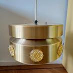 Vitrika goudkleurige hanglamp, Space Age, Gebruikt, Deens design, Scandinavisch, Vitrika , vintage, retro, Ophalen of Verzenden