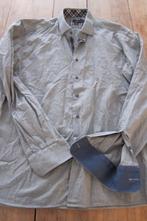 Giordano blouse overhemd grijs tailored modern fit xl 43/44, Grijs, Halswijdte 43/44 (XL), Ophalen of Verzenden, Zo goed als nieuw