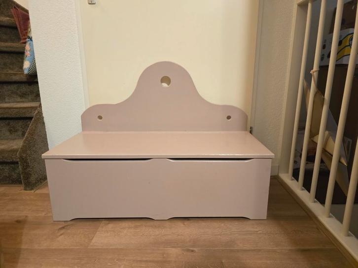 Speelgoedbankje - Handgemaakt door Timmerman, Kinderen en Baby's, Kinderkamer | Overige Meubels, Gebruikt, Overige typen, Ophalen