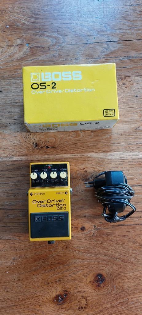 BOSS OS2: Overdrive / distortion pedaal, Muziek en Instrumenten, Effecten, Gebruikt, Distortion, Overdrive of Fuzz, Verzenden