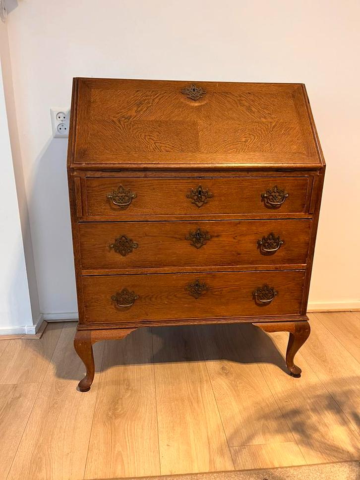 Mooie vintage secretaire van B. Middelbeek Utrecht, Huis en Inrichting, Kasten | Dressoirs, Gebruikt, 50 tot 100 cm, 25 tot 50 cm