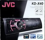 Autoradio JVC K-DX40 metUSB&AUX&VAR.VERLICHTING&DOOS&boekjes, Ophalen of Verzenden, Zo goed als nieuw
