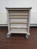 Herman Miller trolley wagen, Milcare medicijnwagen, Huis en Inrichting, Ophalen, Kunststof, Gebruikt, 5 laden of meer