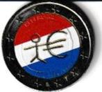 2 euro 2009 nederland 10 jaar emu gekleurd, Verzenden, Overige landen, 2 euro