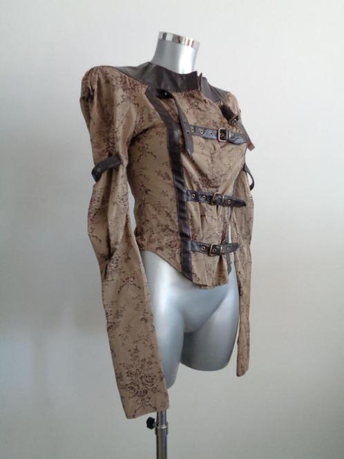Andrew MacKenzie designer jasje - maat 34/36 NIEUW, Kleding | Dames, Jasjes, Kostuums en Pakken, Nieuw, Jasje, Bruin, Ophalen of Verzenden