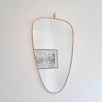 vintage jaren 50 spiegel fifties wandspiegel, Huis en Inrichting, Woonaccessoires | Spiegels, Minder dan 100 cm, Minder dan 50 cm