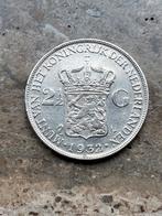 2 1/2 gulden 1932 Wilhelmina , mooie kwaliteit, Zilver, Ophalen of Verzenden, Koningin Wilhelmina, Losse munt