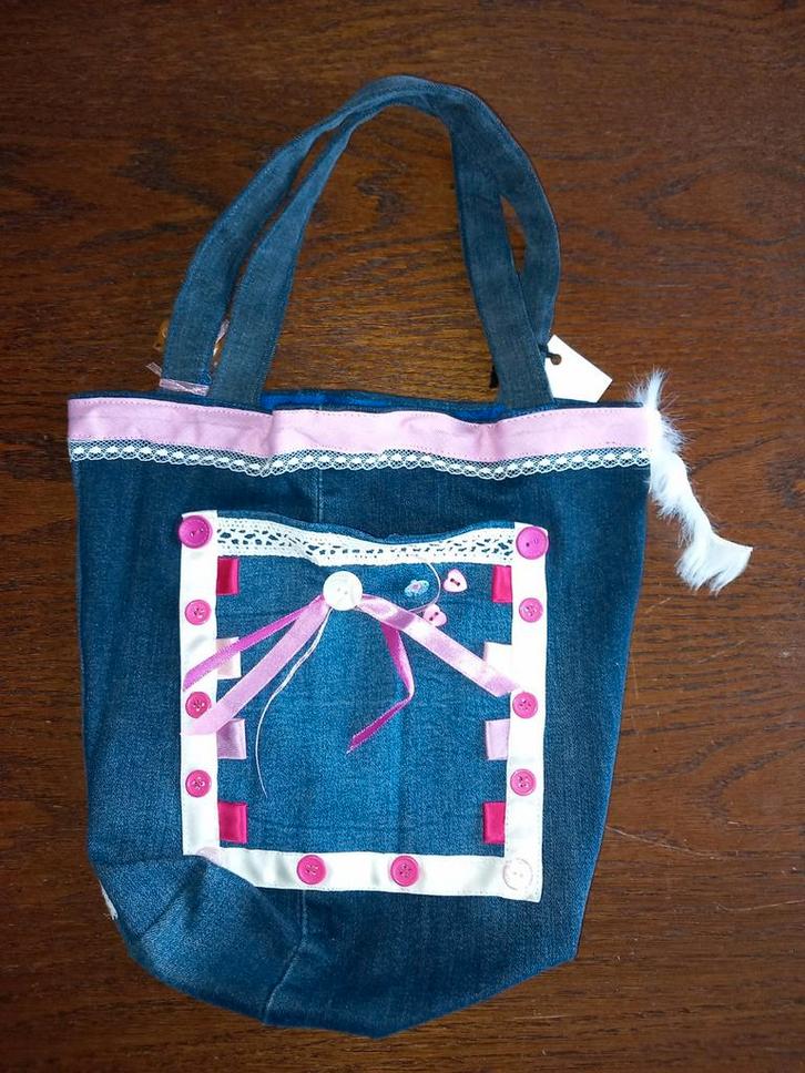Handtasje voor kinderen (Denim), Sieraden, Tassen en Uiterlijk, Tassen | Schoudertassen, Nieuw, Blauw, Ophalen of Verzenden