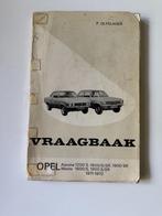"Vraagbaak Opel Ascona-Manda 1971-1972", Ophalen of Verzenden