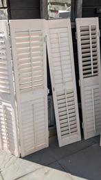 Houten Shutters Hoogglans Wit/Lichtroze, Ophalen, Gebruikt