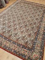 Vintage handgeknoopt perzisch tapijt ghom 318x231, Info@SlatsAntiek.nl, Perzisch, 200 cm of meer, Ophalen of Verzenden