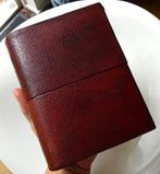 Antiek leren doosje voor foto's: boek-vormig, Antiek en Kunst, Ophalen of Verzenden