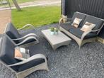 Apple Bee stoel-bank loungeset 5-delig grijs taupe tuinset, Tuin en Terras, Tuinsets en Loungesets, Ophalen