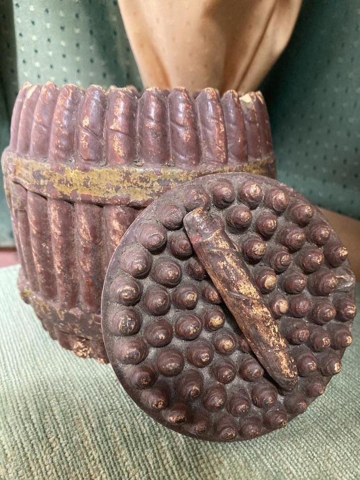 Tabak Pot Hout en Aardewerk PRIJS STUK oa Zwarte Woud, Antiek en Kunst, Curiosa en Brocante, Verzenden