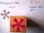 Achtergrond 209 Houten stempel, Ophalen of Verzenden, Gebruikt, Houten stempel