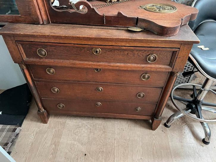 Antieke Kast met Lades, Huis en Inrichting, Kasten | Dressoirs, Gebruikt, 50 tot 100 cm, 25 tot 50 cm, Met lade(s), Overige houtsoorten