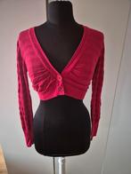 Kort rood glinsterend Cool Cat vestje - maat L, Kleding | Dames, Maat 42/44 (L), Ophalen of Verzenden, Zo goed als nieuw, Coolcat