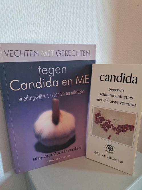 2 boeken over CANDIDA in combinatie met VOEDING, Boeken, Gezondheid, Dieet en Voeding, Gelezen, Dieet en Voeding, Ophalen of Verzenden