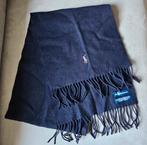 Polo Ralph Lauren Lamswollen Sjaal, Effen, Blauw, Ophalen of Verzenden, Polo Ralph Lauren