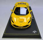 Ferrari F8 Tributo Geel 1:18 P18171C-25 van BBR, Ophalen of Verzenden, Nieuw, Auto, Overige merken