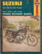 Suzuki GS750 & 550 Fours Workshop manuel 1976-1978 Haynes, Ophalen of Verzenden, Suzuki