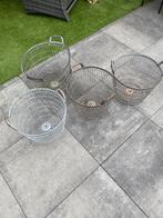 4 aardappelmanden in goede staat, Tuin en Terras, Ophalen, Rond, Minder dan 60 cm